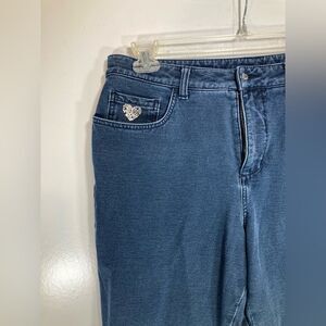 Dream Jeans by Quacker Factory, size 12, Washed Blue